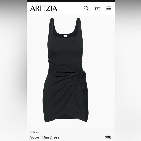 COPY - Wilfred Aritzia Saturn Mini Dress - Picture 3 of 4